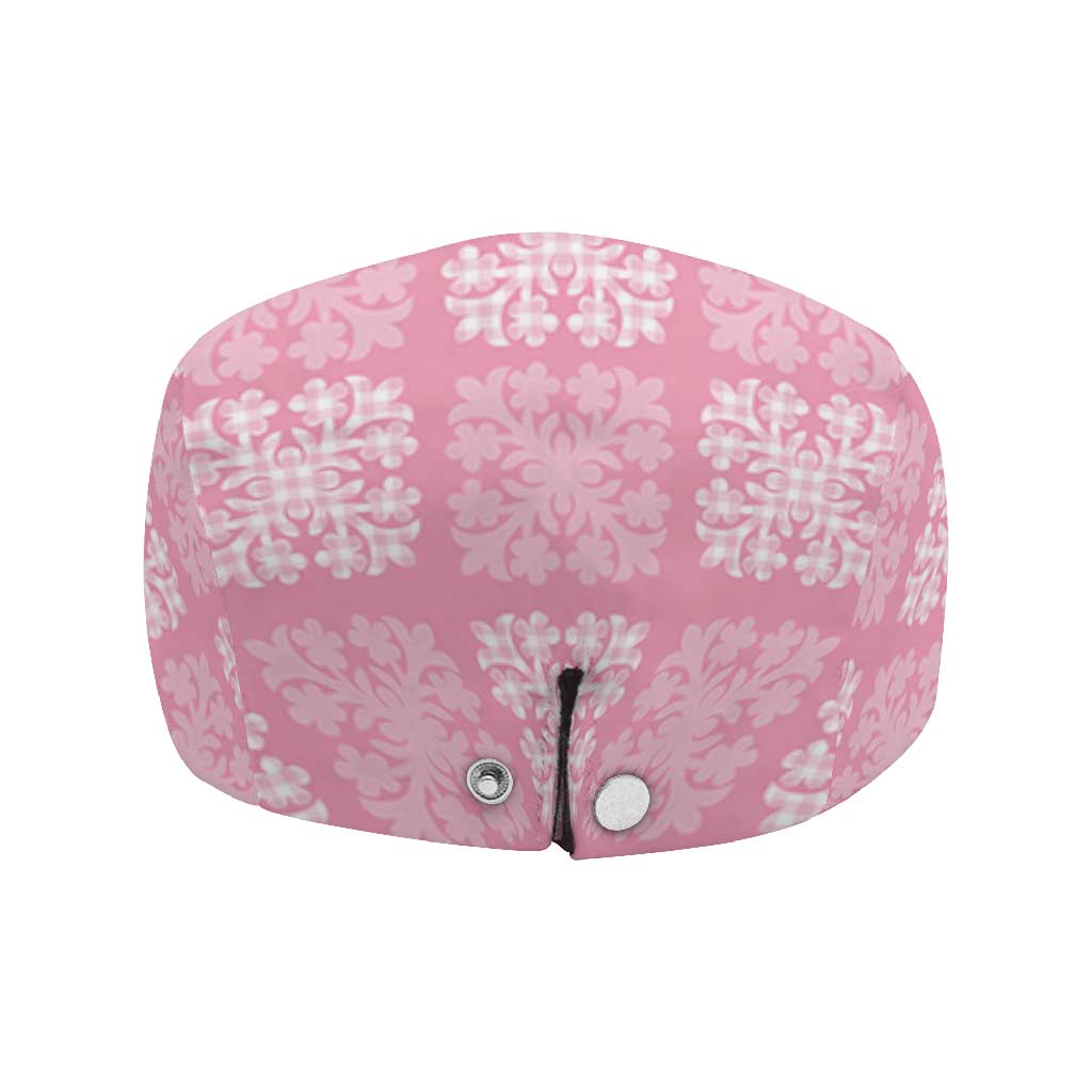 Pink Palaka Quilt Hawaii Jeff Hat Traditional Hawaii-plaid Pattern - Polynesian Pride