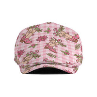 Pink Paniolo Palaka Hawaiian Cowgirl Christmas Jeff Hat - Polynesian Pride