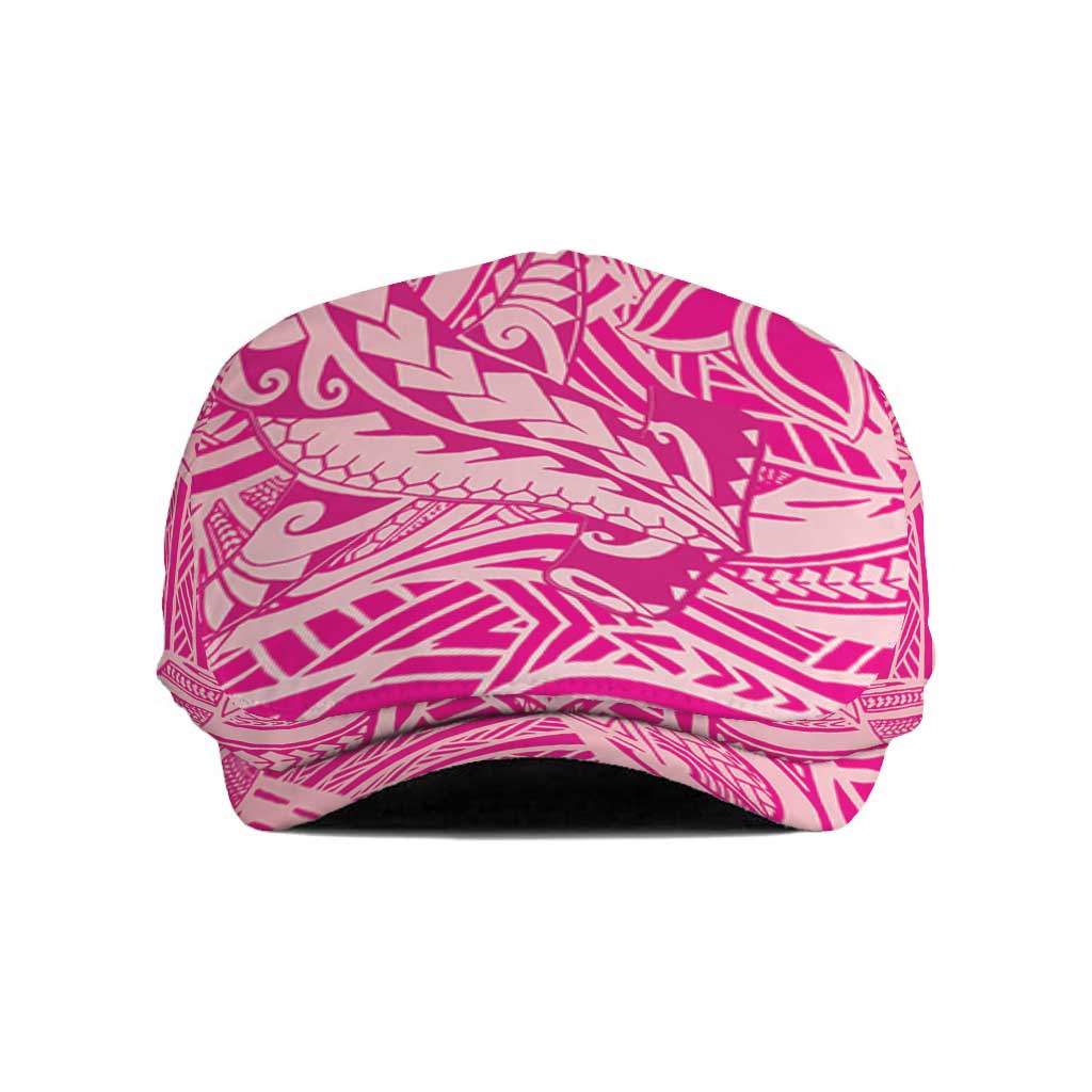 Pink Polynesia Jeff Hat Hawaiian Tribal Hammerhead Shark Tattoo - Polynesian Pride