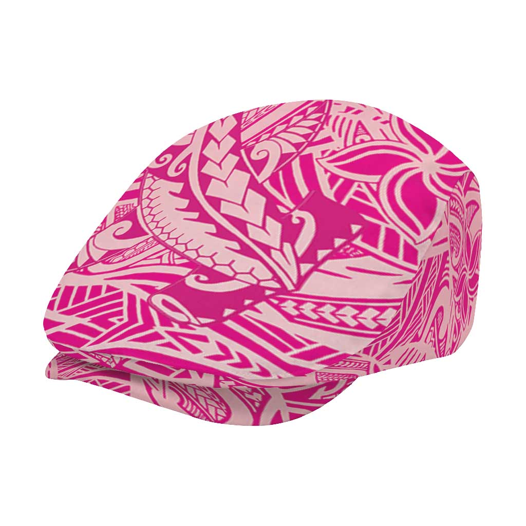 Pink Polynesia Jeff Hat Hawaiian Tribal Hammerhead Shark Tattoo - Polynesian Pride