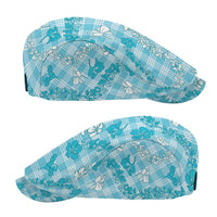 Polu Aloha Hawaii Jeff Hat Plumeria Lei With Palaka Motif - Polynesian Pride