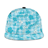 Polu Aloha Hawaii Snapback Cap Plumeria Lei With Palaka Motif - Polynesian Pride