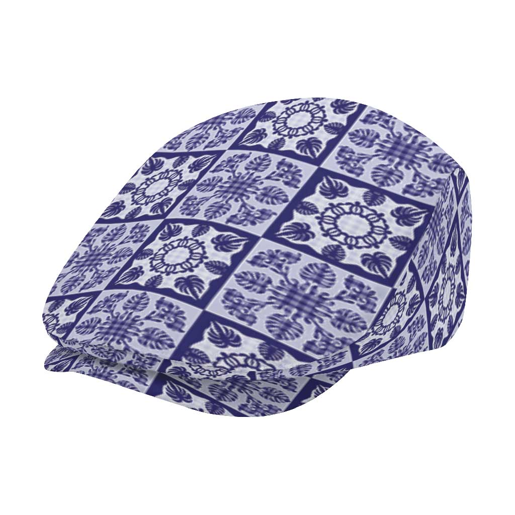 Polu Palaka Quilt Hawaii Jeff Hat Hawaiian Tropical Monstera Sea Turtle