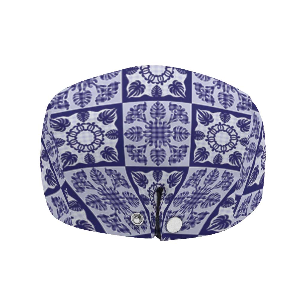 Polu Palaka Quilt Hawaii Jeff Hat Hawaiian Tropical Monstera Sea Turtle