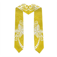 Polynesia Graduation Stole Yellow Floral Pattern LT05 - Polynesian Pride