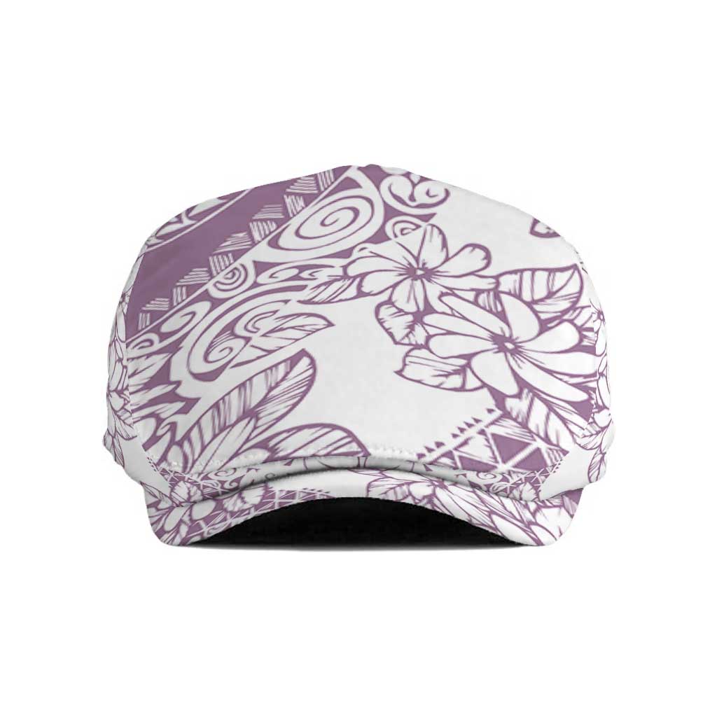 Polynesia Jeff Hat Polynesian Tropical Flowers Purple Pastel Vibes - Polynesian Pride