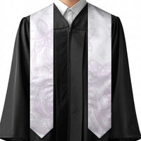 Polynesian Tribal Plumeria Lotu Tamaiti Graduation Stole Pastel Mauve LT9 - Polynesian Pride