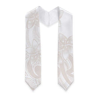 Polynesian Tribal Plumeria Lotu Tamaiti Graduation Stole Pastel Nude LT9 - Polynesian Pride
