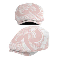 Polynesian Tribal Plumeria Lotu Tamaiti Jeff Hat Pastel Blush - Polynesian Pride