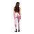Polynesian Women's Day Leggings Plumeria Passion - Pink LT7