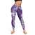 Polynesian Women's Day Leggings Plumeria Passion - Purple LT7