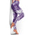Polynesian Women's Day Leggings Plumeria Passion - Purple LT7