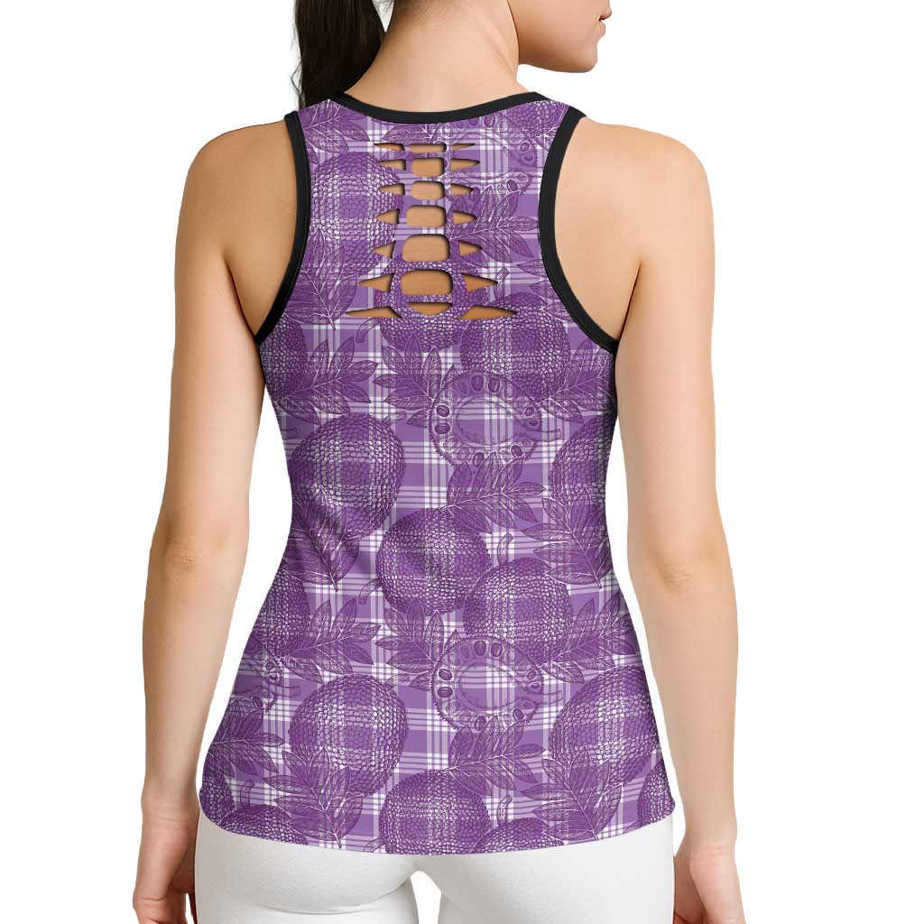 Poni Hawaii Breadfruit Palaka Motifs Hollow Tank Top LT14 - Polynesian Pride