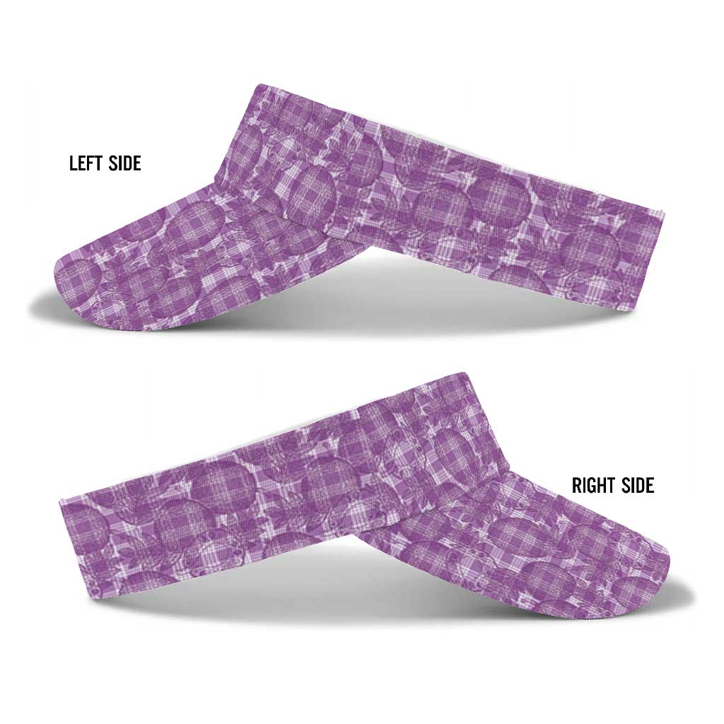 Poni Hawaii Breadfruit Palaka Motifs Sun Visor Cap