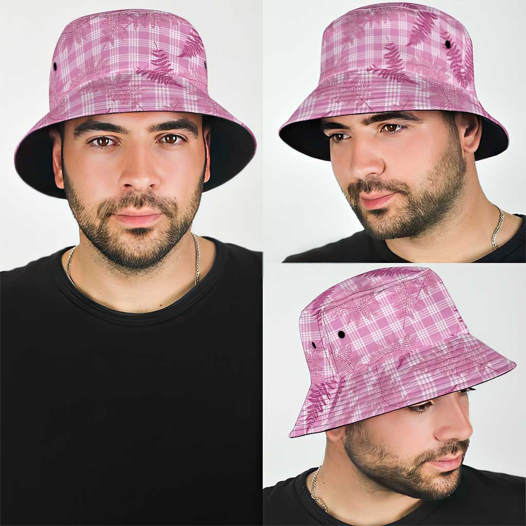 Purple Palaka Hawaii Palapalai Bucket Hat Hawaiian Fern