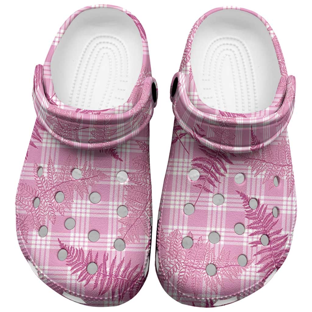 Purple Palaka Hawaii Palapalai Clogs Shoes Hawaiian Fern LT14 Purple - Polynesian Pride