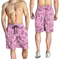 Purple Palaka Hawaii Palapalai Shorts for Men Hawaiian Fern