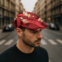 Red Banana Leaf Hawaii Jeff Hat Lau Maia Plumeria Tropical Summer Vibes