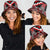 Red Taniko Aotearoa Bucket Hat Niho Taniwha Mix Poutama LT14