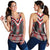 Red Taniko Aotearoa Women Racerback Tank Niho Taniwha Mix Poutama LT14