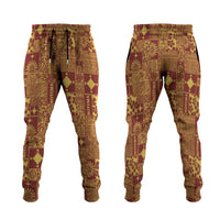 Rotuma Faiakse'ea 'e Kirisimasi Jogger Pants Pacific Patchwork Xmas Vibes - Polynesian Pride