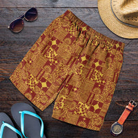 Rotuma Faiakse'ea 'e Kirisimasi Shorts for Men Pacific Patchwork Xmas Vibes - Polynesian Pride