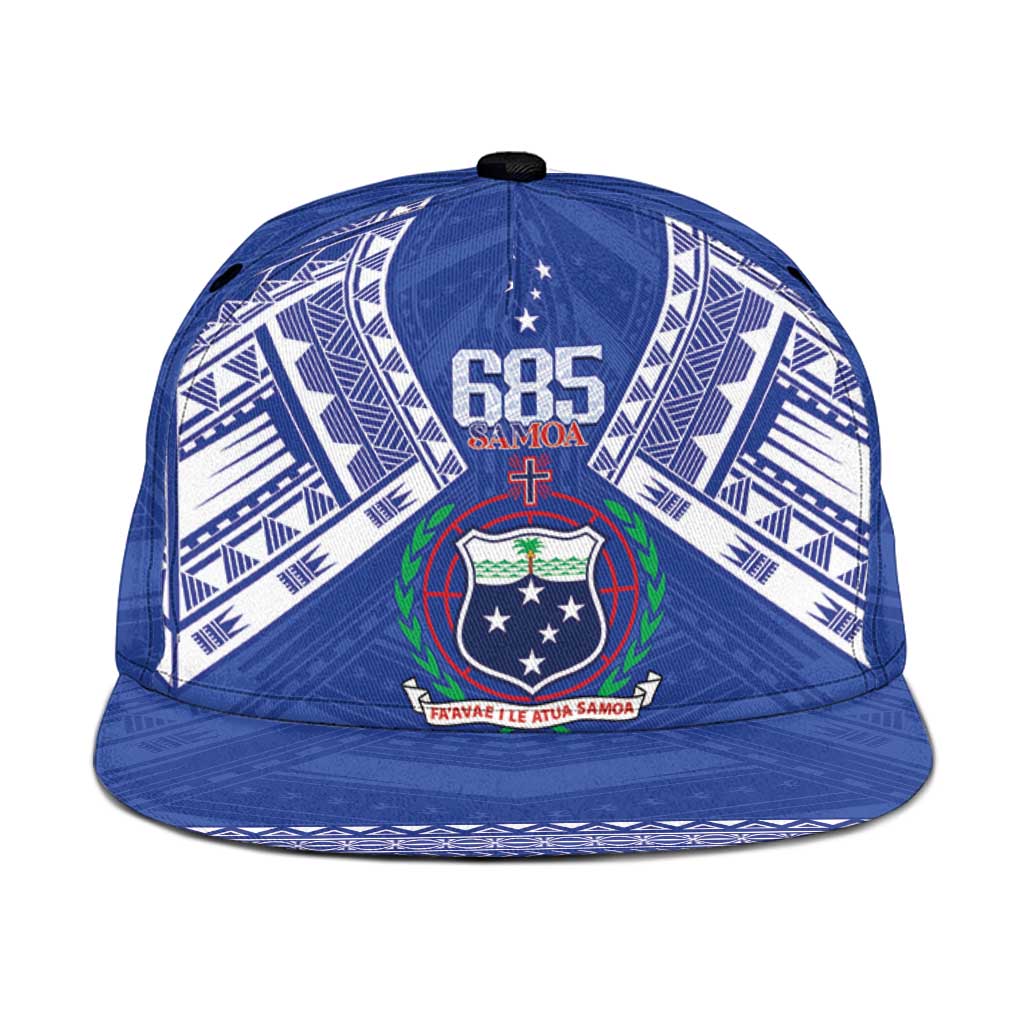 Samoa 685 Snapback Cap Samoan Pride Coat Of Arms - Polynesian Pride