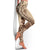 Samoa Siapo Mamanu Leggings Plumeria Mocha Motifs