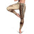 Samoa Siapo Mamanu Leggings Plumeria Mocha Motifs