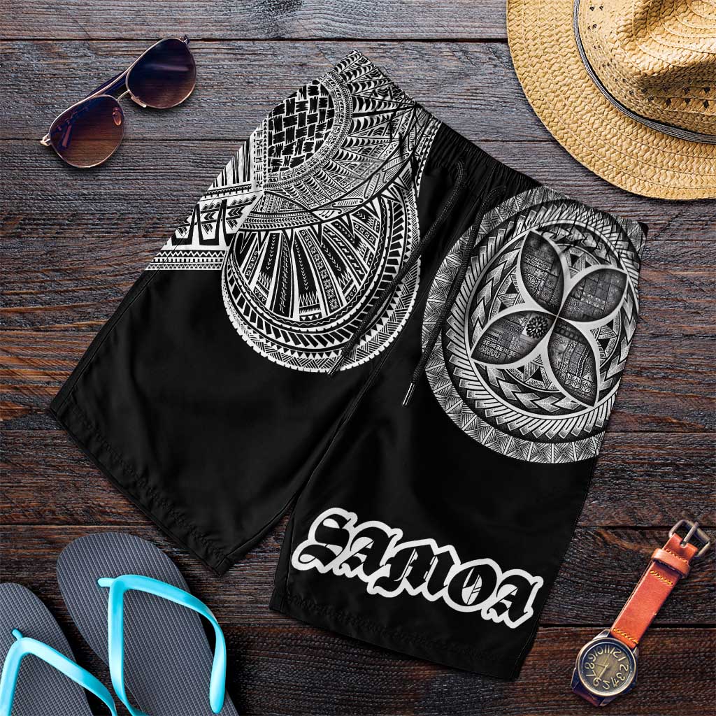 Samoa Traditional Tattoo Shorts for Men Tribal Tatau Pattern