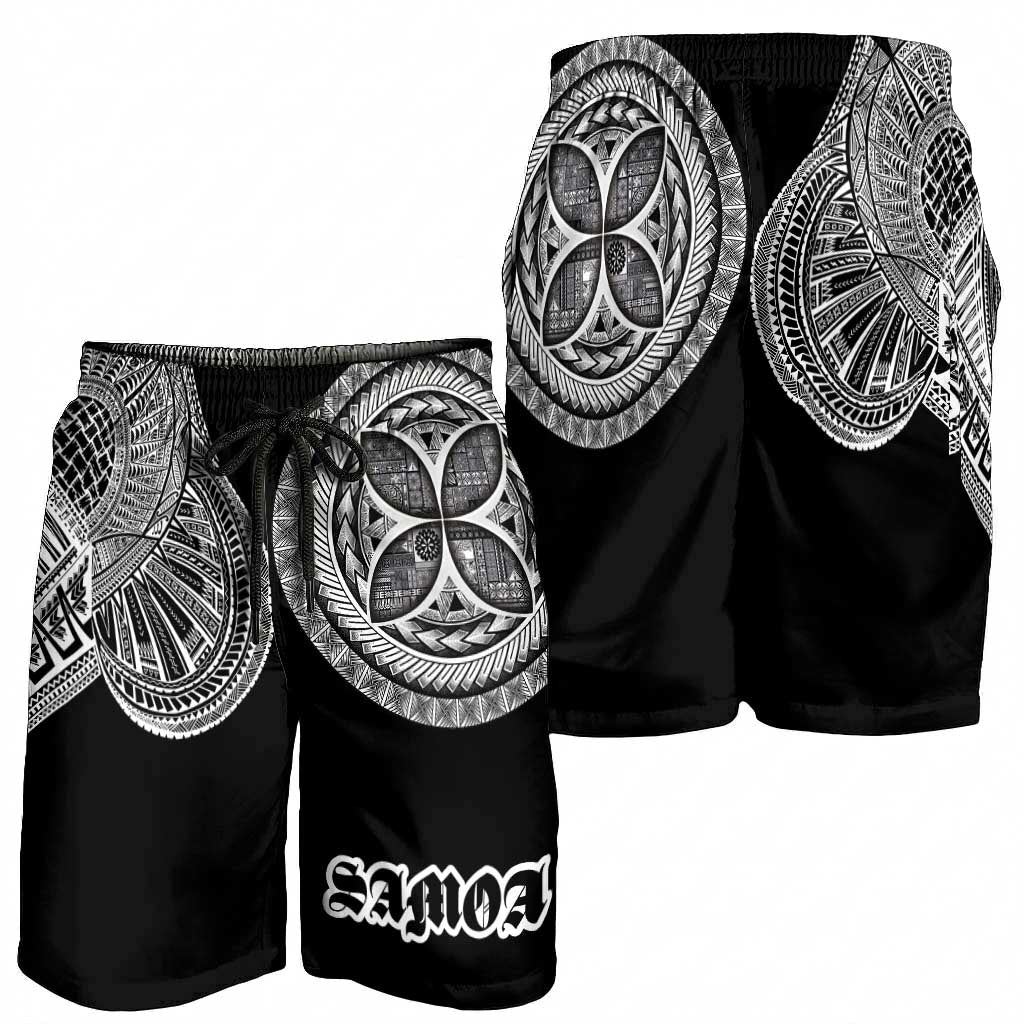 Samoa Traditional Tattoo Shorts for Men Tribal Tatau Pattern