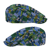 Solomon Islands Meri Kirihimete Jeff Hat Pacific Patchwork Xmas Vibes - Polynesian Pride