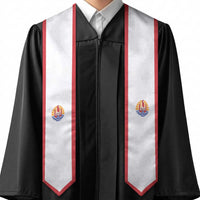 Tahiti Graduation Stole Flag Style LT05 - Polynesian Pride