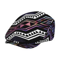 Taniko Aotearoa Mix Paua Shell Jeff Hat Niho Taniwha Lilac Glitter - Polynesian Pride