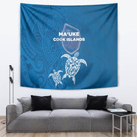 Cook Islands Ma'uke Atoll Tapestry Maori Turtle and Polynesian Pattern LT03