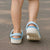 Tiare Tahiti Clogs Shoes Blue Polynesia Motifs - Polynesian Pride