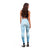 Tiare Tahiti Leggings Blue Polynesia Motifs - Polynesian Pride