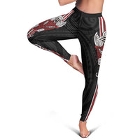 Toitu Te Reo Maori - Toitu Te Whenua - Toitu Te Tiriti Leggings - Maori Warrior New Zealand LT01 - Polynesian Pride