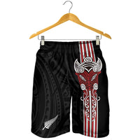 Toitu Te Reo Maori Toitu Te Whenua Toitu Te Tiriti Shorts for Men Maori Warrior New Zealand LT01 - Polynesian Pride