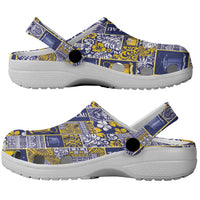 Tokelau Manuia te Kilihimahi Clogs Shoes Pacific Patchwork Xmas Vibes - Polynesian Pride