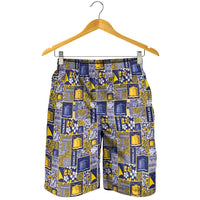 Tokelau Manuia te Kilihimahi Shorts for Men Pacific Patchwork Xmas Vibes - Polynesian Pride