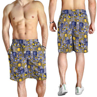 Tokelau Manuia te Kilihimahi Shorts for Men Pacific Patchwork Xmas Vibes - Polynesian Pride