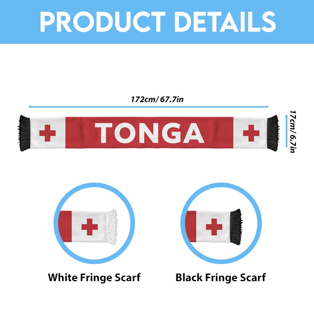 Tonga Football Soccer Scarf Flag Style