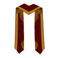 Tonga Ha'apai High School Graduation Stole Ngatu and Maori Ethnic Tribal Pattern
