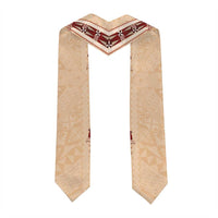 Tonga Language Week Graduation Stole Hibiscus Tongan Ngatu Pattern LT05 - Polynesian Pride