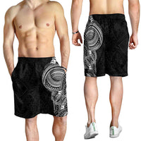 Traditional Polynesian Art Tattoos Shorts for Men Black Color - Polynesian Pride