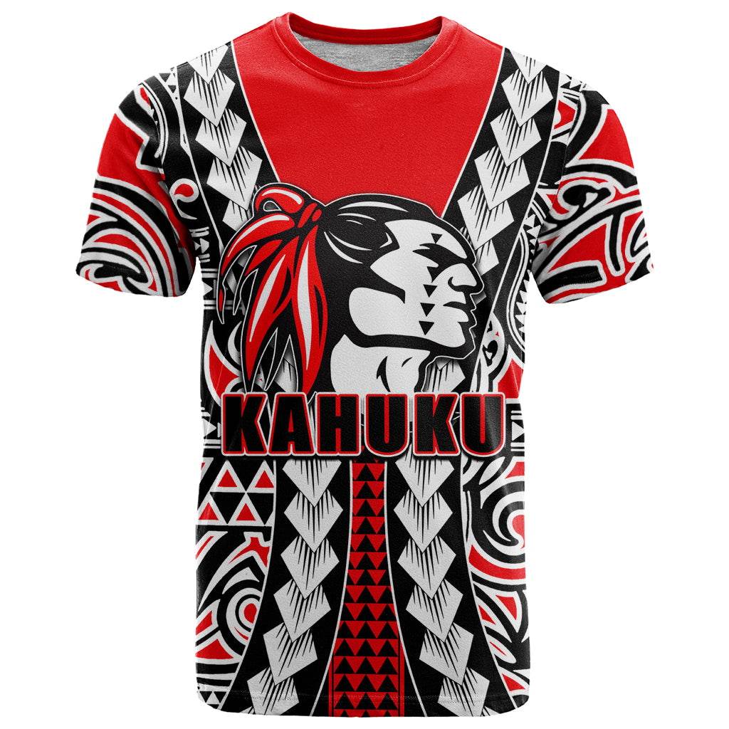 Custom Hawaii Kahuku High & Intermediate School T Shirt No.2 LT6 Adult Red - Polynesian Pride