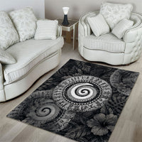 Hawaiian Piko Area Rug Cultural Anchor Connect Your Roots Ocean Waves