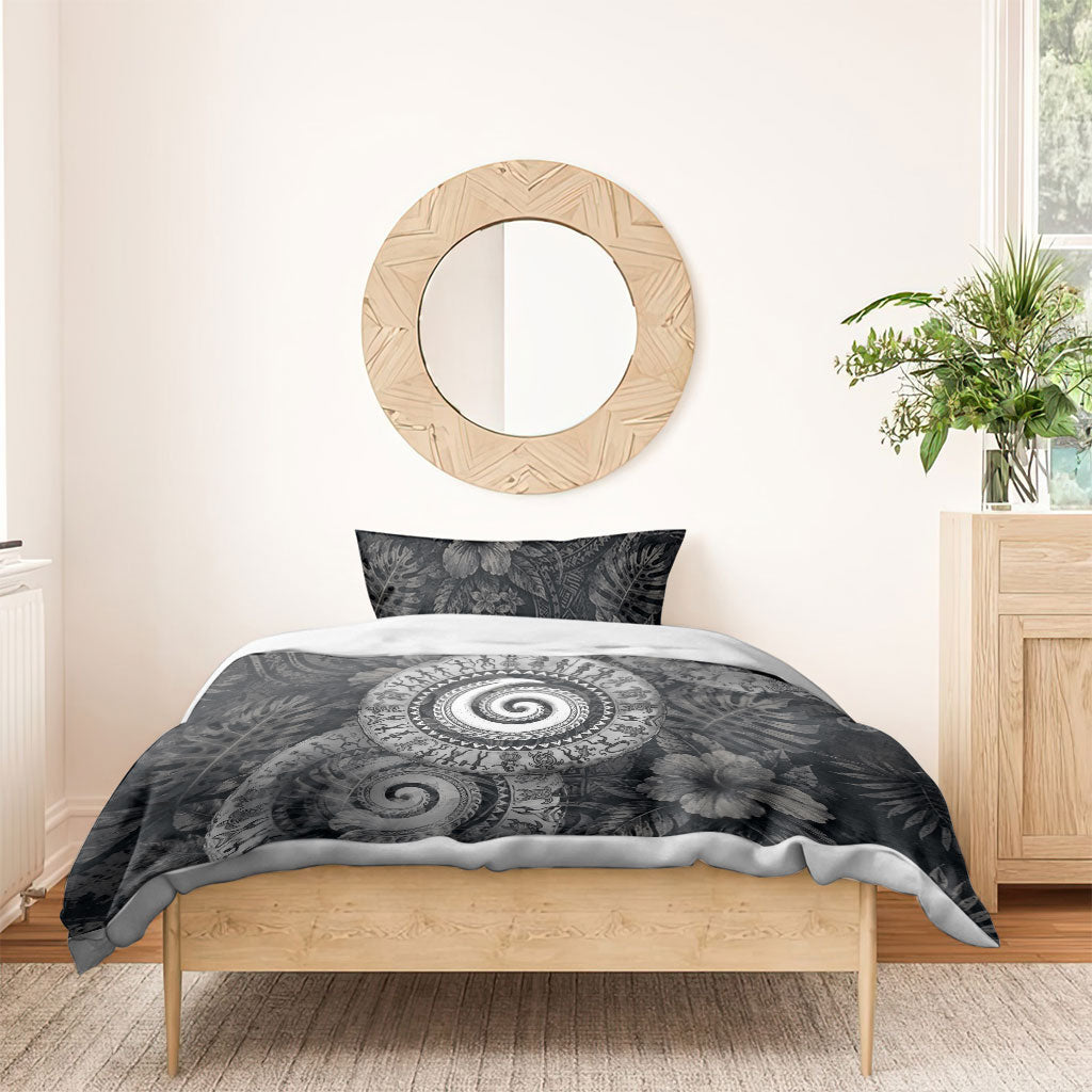 Hawaiian Piko Bedding Set Cultural Anchor Connect Your Roots Ocean Waves