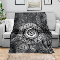 Hawaiian Piko Blanket Cultural Anchor Connect Your Roots Ocean Waves
